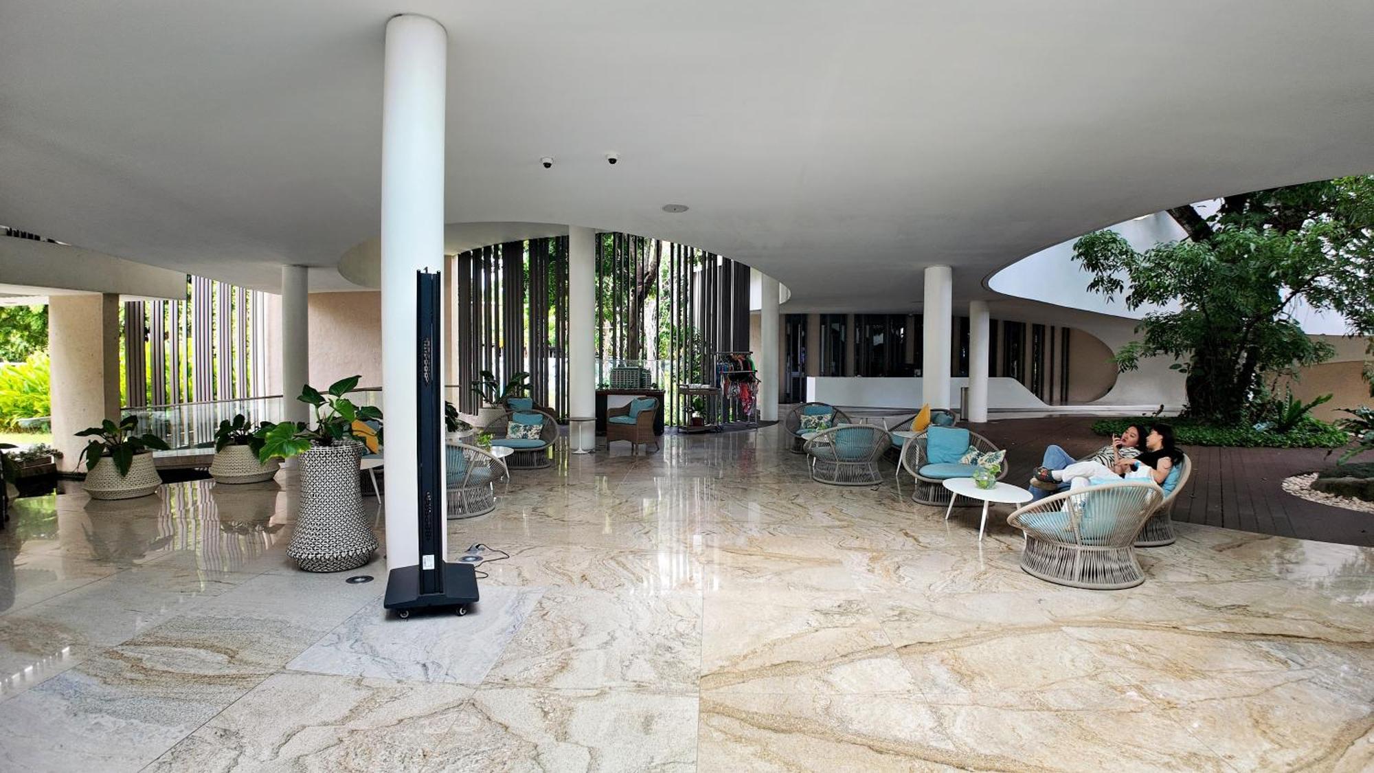 Dominiks Pink Dream Studio Balcony Ocean View Balcony Fast-Wifi At Tambuli Resort High Floor Lapu-Lapu City Eksteriør billede